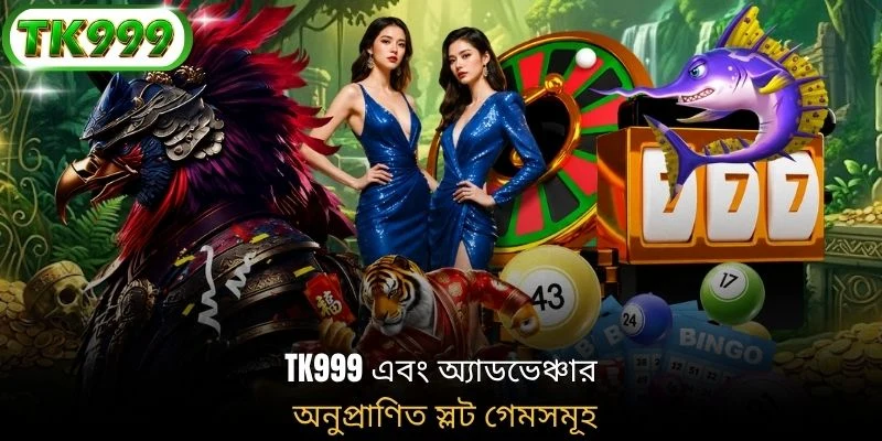 TK999 এবং অ্যাডভেঞ্চার অনুপ্রাণিত স্লট গেমসমূহ