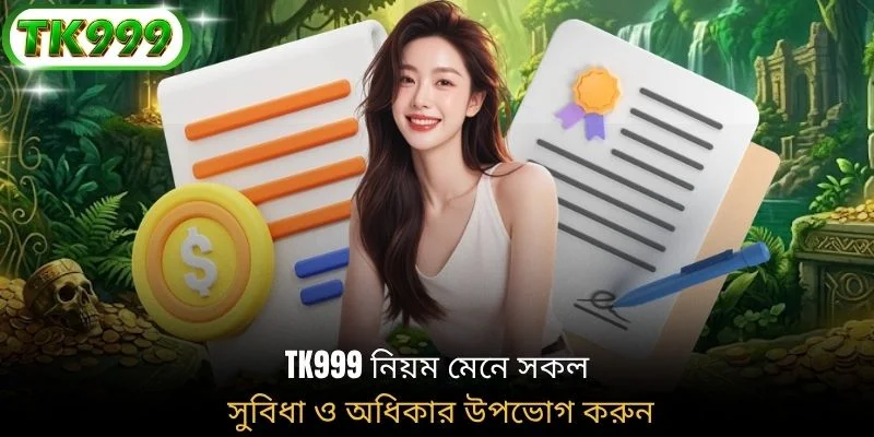 TK999 নিয়ম মেনে সকল সুবিধা ও অধিকার উপভোগ করুন