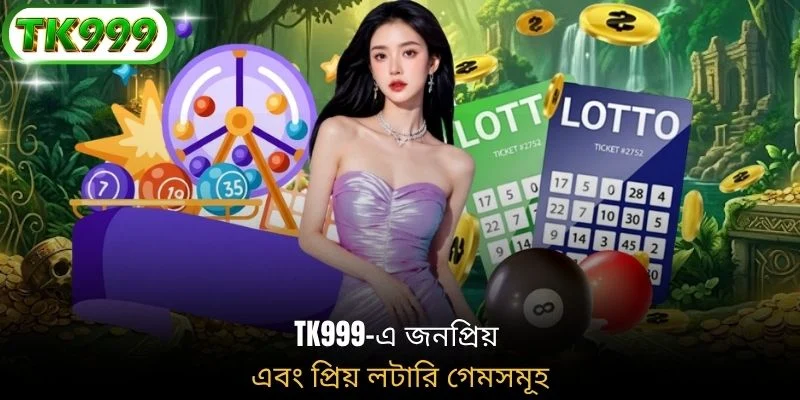 TK999-এ জনপ্রিয় এবং প্রিয় লটারি গেমসমূহ