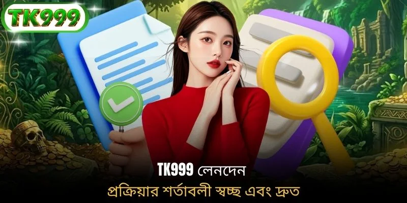 TK999 লেনদেন প্রক্রিয়ার শর্তাবলী স্বচ্ছ এবং দ্রুত