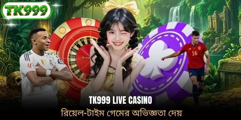 TK999 Live Casino রিয়েল-টাইম গেমের অভিজ্ঞতা দেয়