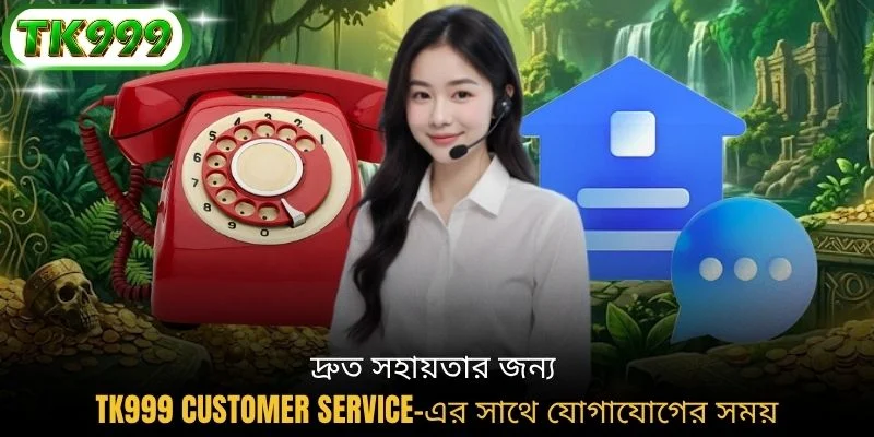 দ্রুত সহায়তার জন্য TK999 customer service-এর সাথে যোগাযোগের সময়